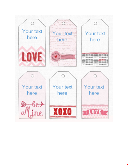 free gift tag template - design beautiful gift tags instantly template