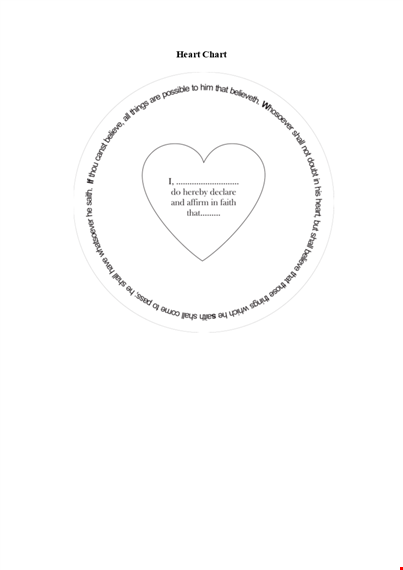 heart chart in pdf template