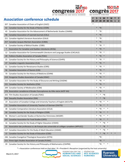 conference association - leading experts in conference planning and management template