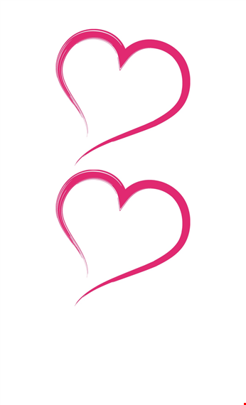 heart shape template - customize and download heart shaped designs template