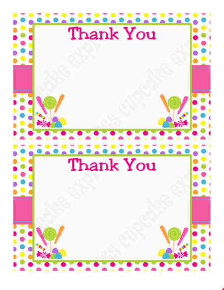 customizable thank you card template - express your gratitude template