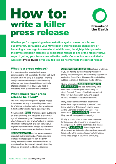 create a buzz with our press release template | reach local media template