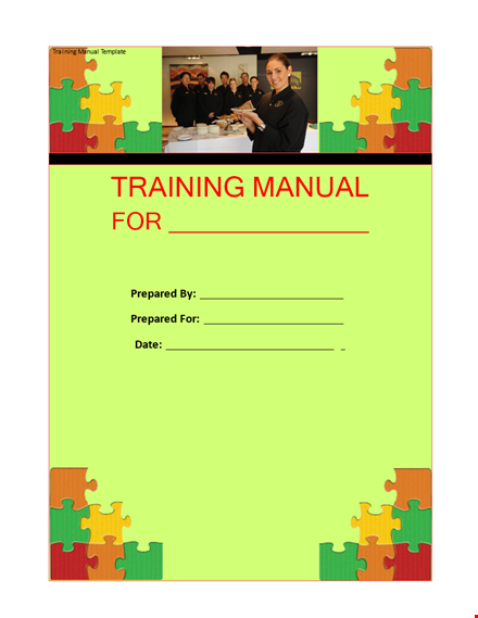 professional training manual template - streamline your workflow template