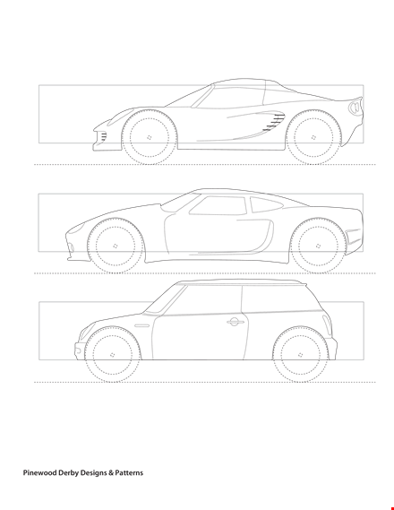 pinewood derby templates & designs - create winning cars | pinewood derby template