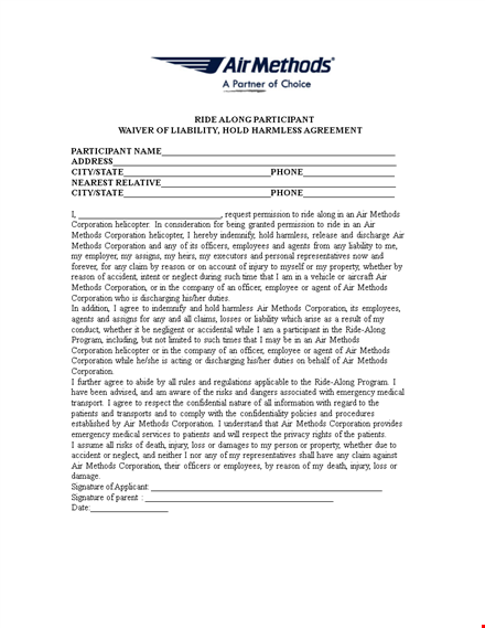 download hold harmless agreement template for your corporation - easy methods included template