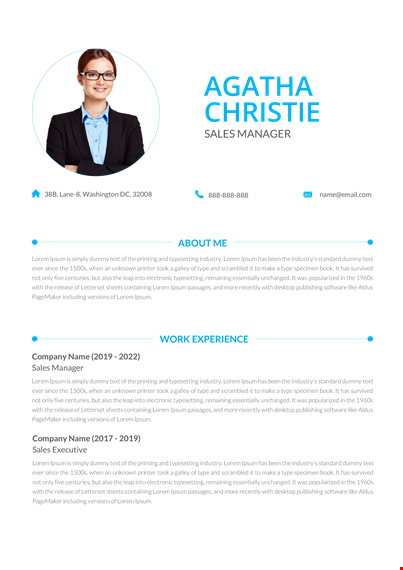 professional executive resume template - stand out from the crowd | industry-tested design template