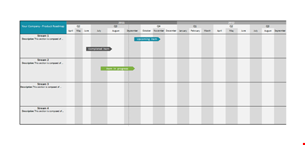 product roadmap template template