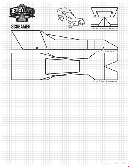 pinewood derby templates and designs for fast and creative races template