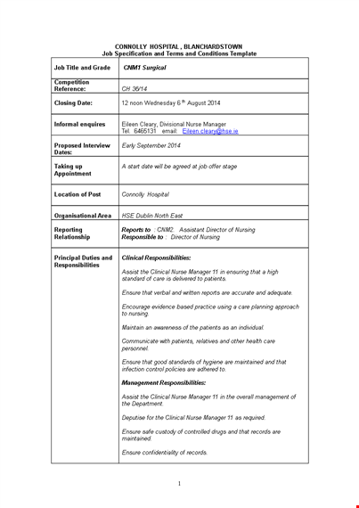 customizable health staff service terms and conditions template - clinical use template