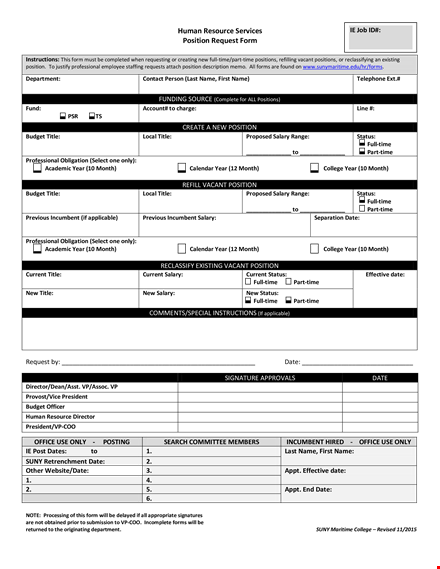 position request form fillable xfhqzxdezg template