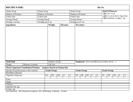 best cookbook templates for any grade or group | customize in minutes template