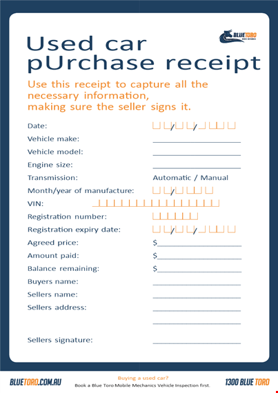 purchase receipt template | easily generate professional simple receipts template