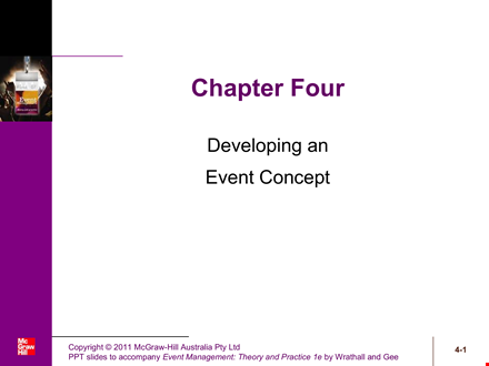 event concept presentation template template