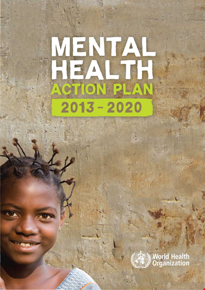 mental health action plan template