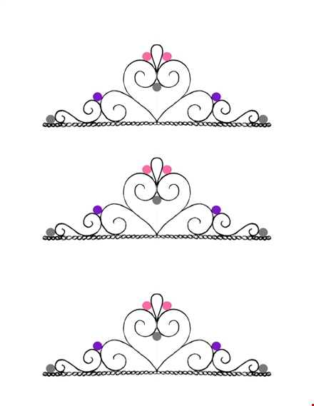 download printable crown templates - create beautiful crowns with our crown template template