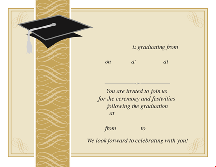 customize and celebrate with graduation invitation templates | get the perfect design template