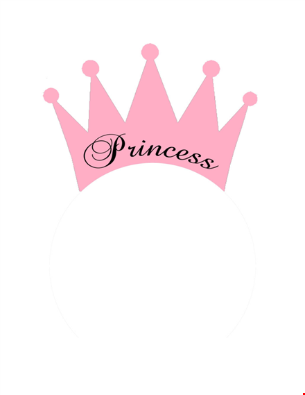 get creative with our crown template - easy to use template