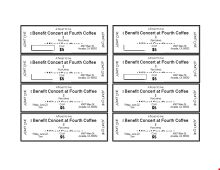 raffle ticket templates - create custom raffle tickets online template