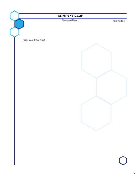 create professional letterheads | customize your letterhead template template