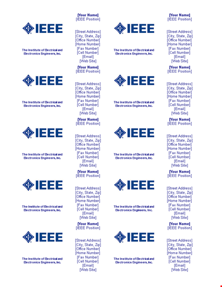 membership card design template for electrical and electronics engineers template