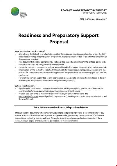 get support for your consulting proposal | comprehensive information & readiness template