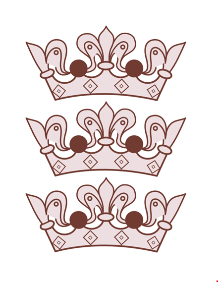 crown template - download printable crown templates template