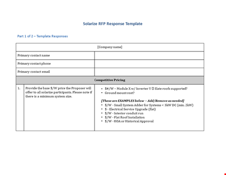 get the perfect proposal with our request for proposal template template