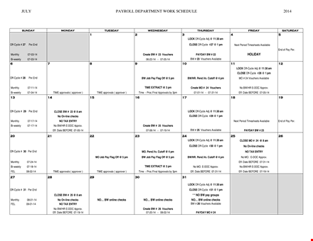 monthly work schedule template template