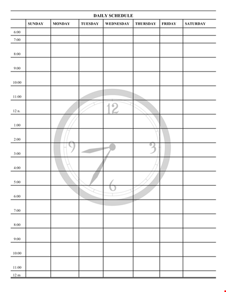 download daily planner template - get organized today | tidyforms template