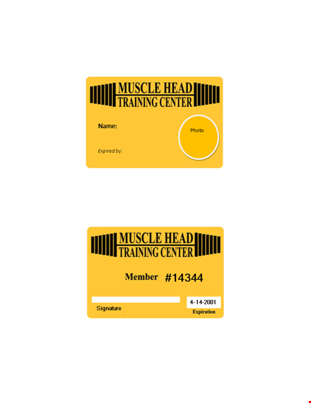 membership card design templat - customizable & professional designs template