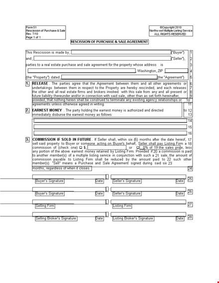 rescission agreement template - simplify the process template