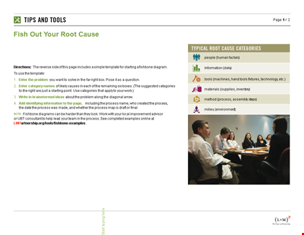 fishbone diagram template - download free fishbone diagrams template