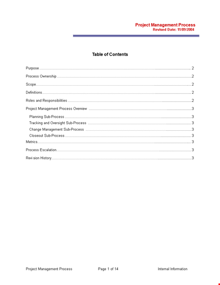 project tracking template template