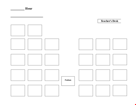 seating chart template - create organized seating plans efficiently template