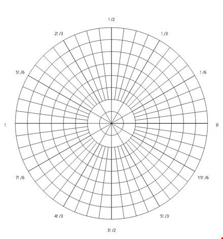 printable polar graph paper template for free template