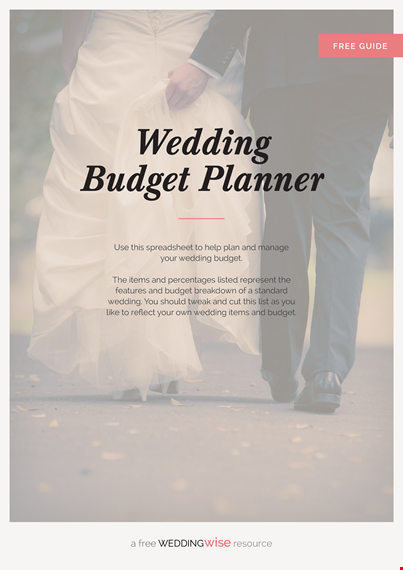 plan your dream wedding on a budget with our free wedding budget planner template