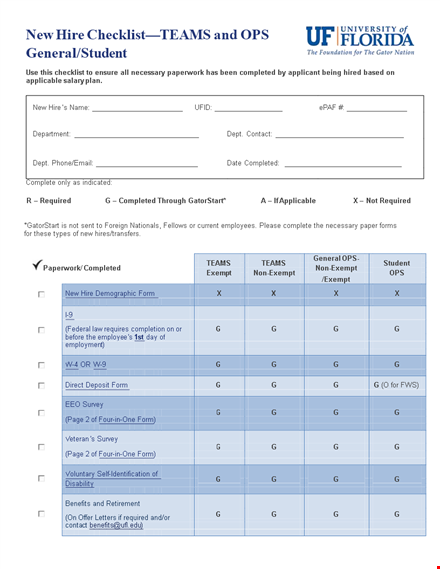 streamline your onboarding process with our exempt new hire checklist template