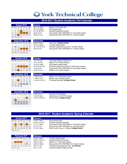 yearly event schedule template template