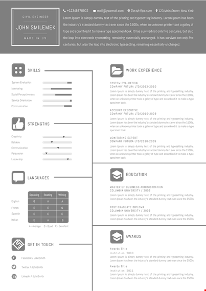 construction resume template template