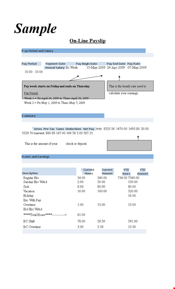 simple salary template