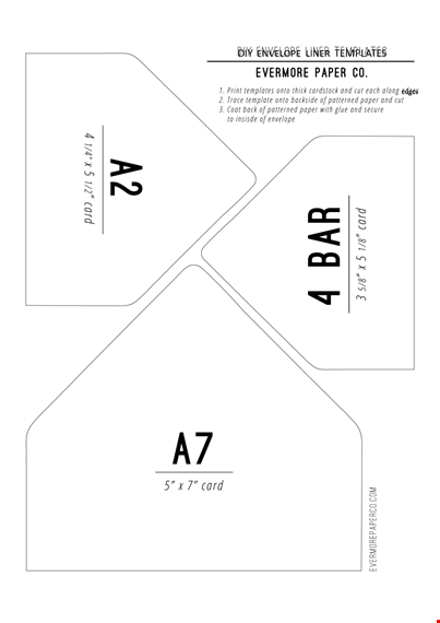envelope template - customize and print in minutes template
