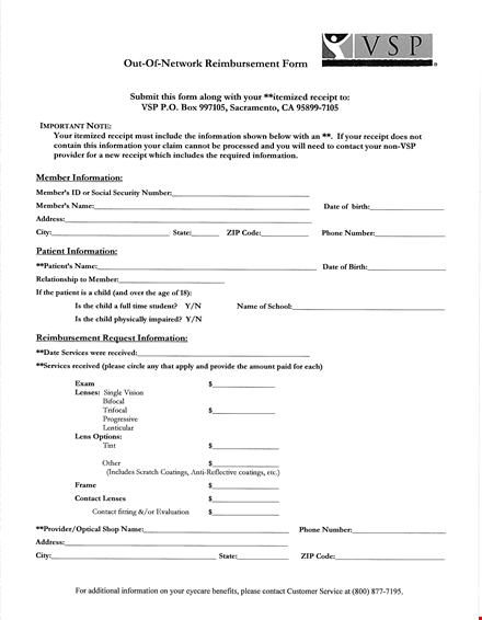 streamline your reimbursement process with our easy-to-use form template