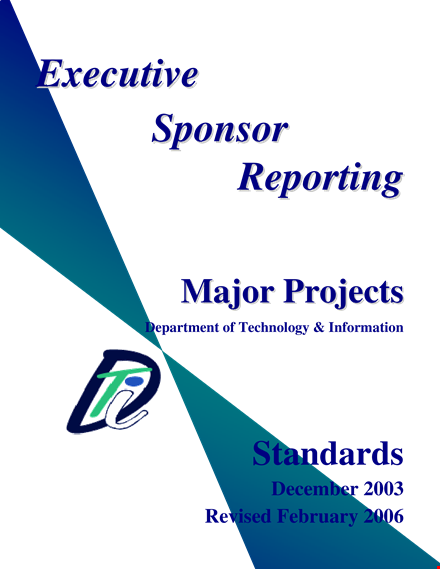 project executive report rqhazdvf template