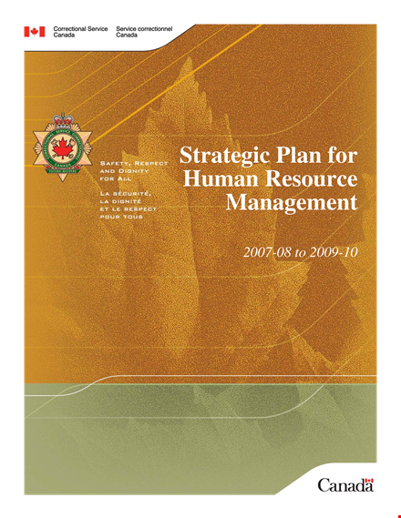 hr management strategic plan template