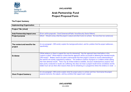 project proposal template - create winning proposals for your projects template