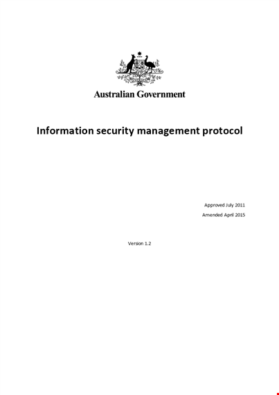 information security policy management for agencies | your company name template