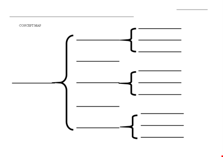 free concept map template - organize your ideas template