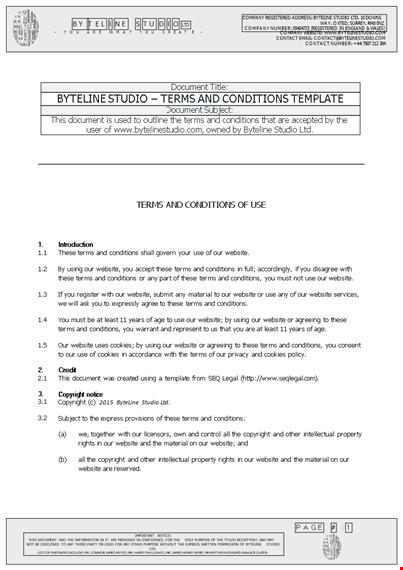 professional terms and conditions template for your website | contact us for customized conditions template