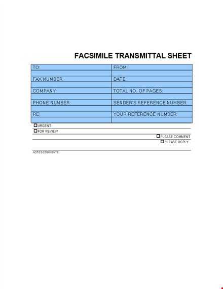 fax cover sheet template - reference, please - number: facsimile transmittal template