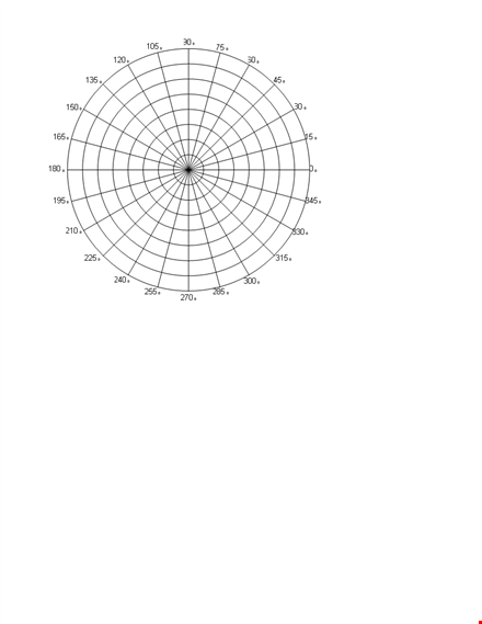 polar coordinate graph paper template